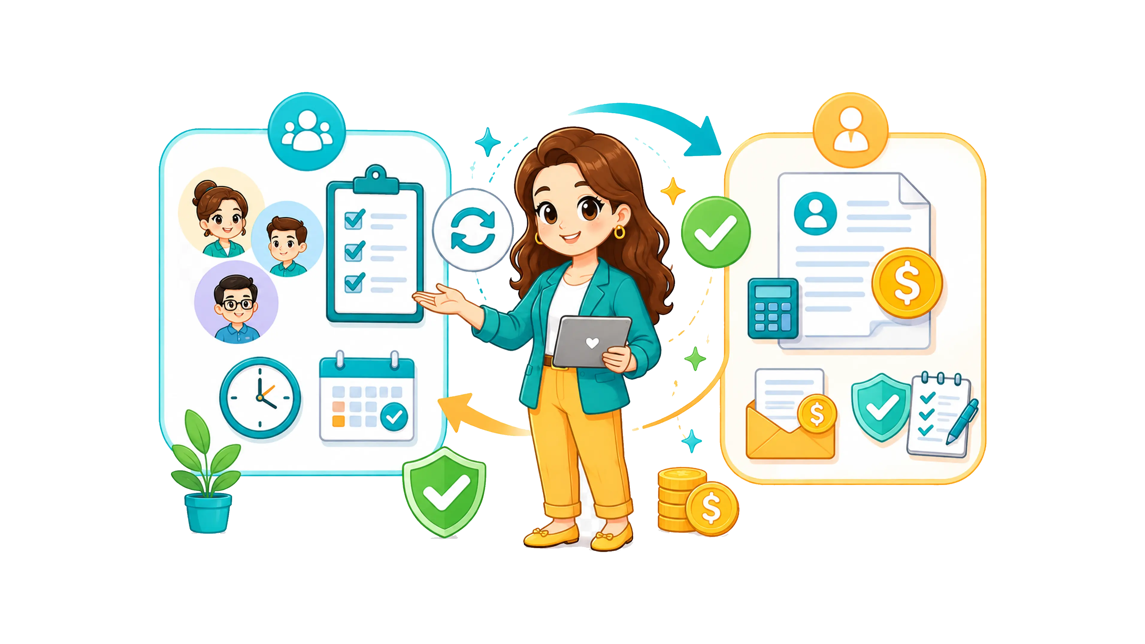 Payroll and HR integrations for childcare staff management